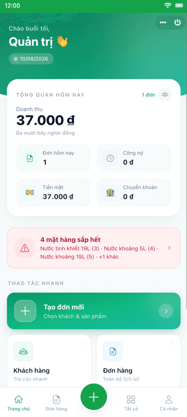 Long Thanh Distribution App preview