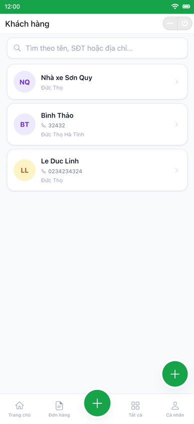 Long Thanh Distribution App — Dealers (Khách hàng)